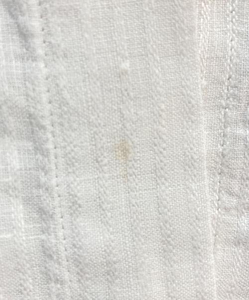ebure（エブール）ebure (エブール) ebure（エブール）リュクスリネンストライプシャツ ホワイト サイズ:36の古着・服飾アイテム