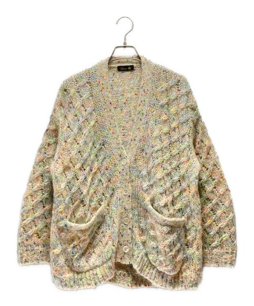 DRAWER（ドゥロワー）DRAWER (ドゥロワー) DRAWER（ドゥロワー）モヘヤミックスニットカーディガン マルチカラー サイズ:表記なしの古着・服飾アイテム