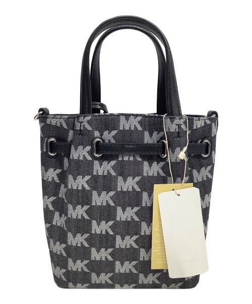 MICHAEL KORS（マイケル・コース）MICHAEL KORS (マイケル・コース) 2WAYバッグ ブラック×グレー 未使用品の古着・服飾アイテム