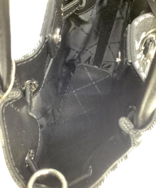 MICHAEL KORS（マイケル・コース）MICHAEL KORS (マイケル・コース) 2WAYバッグ ブラック×グレー 未使用品の古着・服飾アイテム