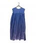 ichi（イチ）の古着「半袖ワンピース」｜スカイブルー