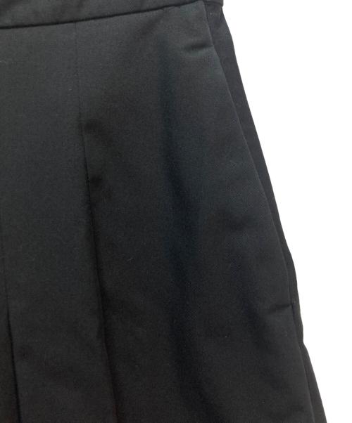 MARGARET HOWELL（マーガレットハウエル）MARGARET HOWELL (マーガレットハウエル) FINE WOOL COTTON TWILL スカート ブラック サイズ:1の古着・服飾アイテム