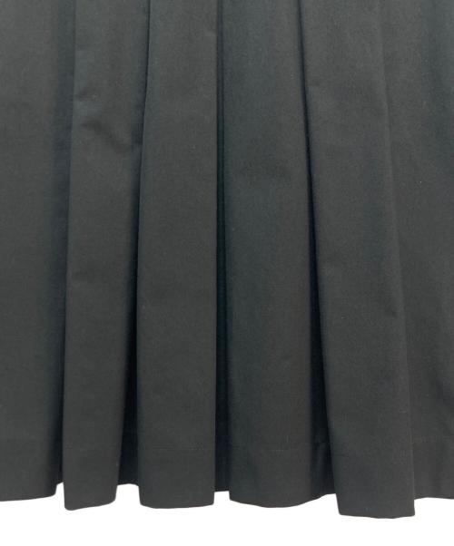 MARGARET HOWELL（マーガレットハウエル）MARGARET HOWELL (マーガレットハウエル) FINE WOOL COTTON TWILL スカート ブラック サイズ:1の古着・服飾アイテム