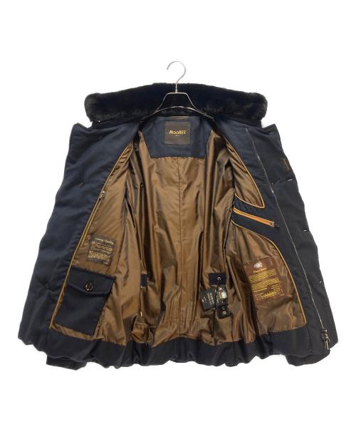 MOORER（ムーレー）MOORER (ムーレー) MOORER SIRO-L ダウンジャケット ネイビー サイズ:44の古着・服飾アイテム