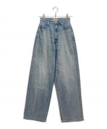 YANUK（ヤヌーク）の古着「YANUK ルーズストレートJOAN」｜インディゴ