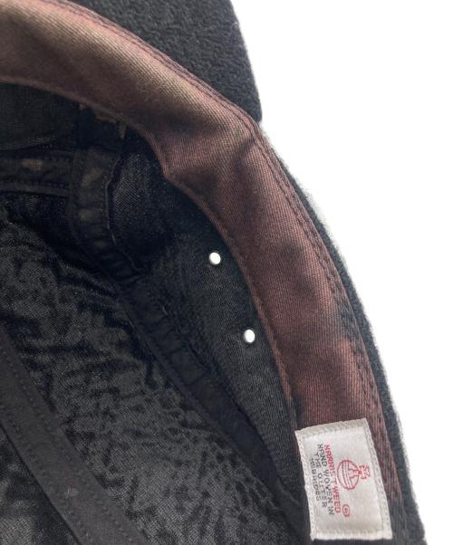 SUPREME（シュプリーム）SUPREME (シュプリーム) Harris Tweed (ハリスツイード) Supreme × Harris Tweed キャップ ブラックの古着・服飾アイテム