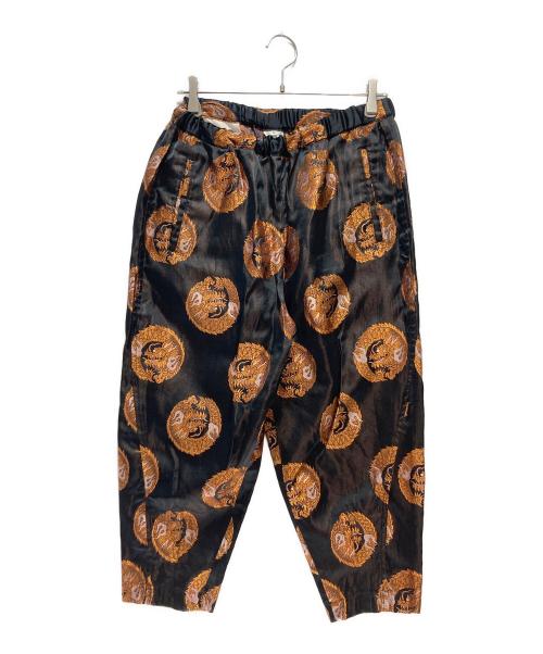 COMME des GARCONS COMME des GARCONS（コムデギャルソン コムデギャルソン）COMME des GARCONS COMME des GARCONS (コムデギャルソン コムデギャルソン) COMME des GARCONS  総柄 ドラゴンパンツ ブラック サイズ:Sの古着・服飾アイテム