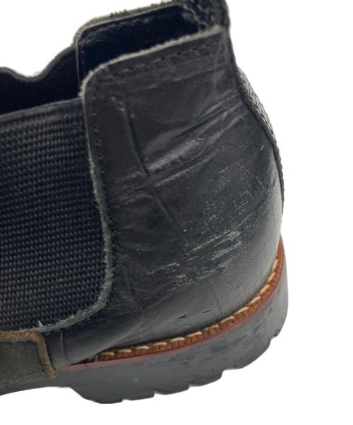 COMME des GARCONS HOMME PLUS（コムデギャルソンオムプリュス）COMME des GARCONS HOMME PLUS (コムデギャルソンオムプリュス) パッチワークシューズ ブラック サイズ:26の古着・服飾アイテム