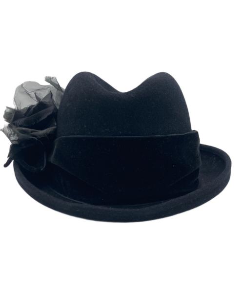 COMME des GARCONS HOMME PLUS（コムデギャルソンオムプリュス）COMME des GARCONS HOMME PLUS Stephen Jones (スティーブンジョーンズ) COMME des GARCONS HOMME PLUS × Stephen Jones 中折れハットの古着・服飾アイテム