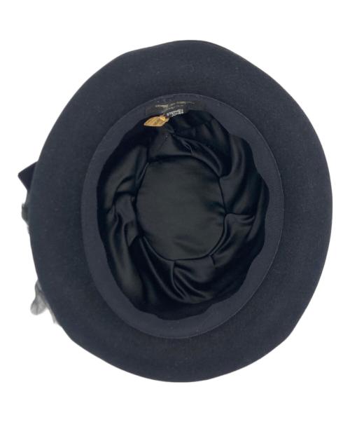 COMME des GARCONS HOMME PLUS（コムデギャルソンオムプリュス）COMME des GARCONS HOMME PLUS Stephen Jones (スティーブンジョーンズ) COMME des GARCONS HOMME PLUS × Stephen Jones 中折れハットの古着・服飾アイテム