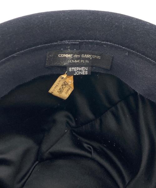 COMME des GARCONS HOMME PLUS（コムデギャルソンオムプリュス）COMME des GARCONS HOMME PLUS Stephen Jones (スティーブンジョーンズ) COMME des GARCONS HOMME PLUS × Stephen Jones 中折れハットの古着・服飾アイテム
