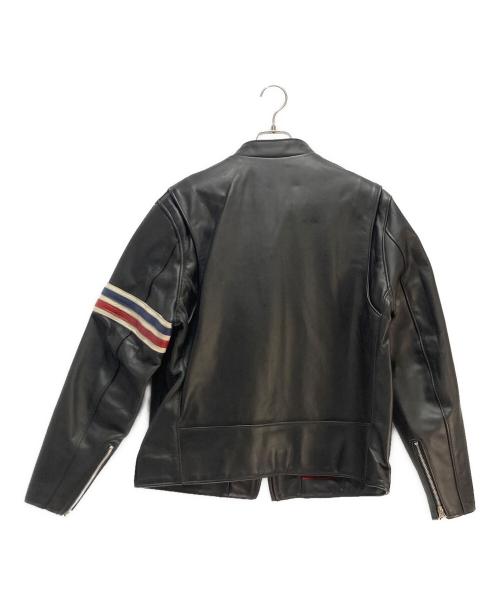 SCHOTT BROS.（ショット）SCHOTT BROS. (ショット) SCHOTT BROS. シングルライダースジャケット ブラック サイズ:42の古着・服飾アイテム