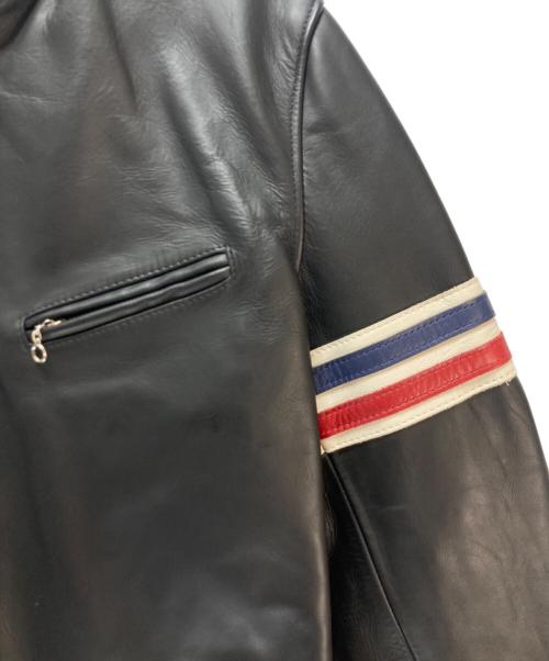 SCHOTT BROS.（ショット）SCHOTT BROS. (ショット) SCHOTT BROS. シングルライダースジャケット ブラック サイズ:42の古着・服飾アイテム