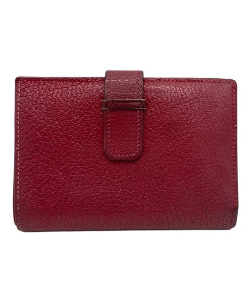 HERMES（エルメス）HERMES (エルメス) HERMES	ベアンコンパクト レッドの古着・服飾アイテム