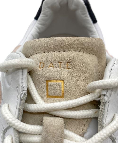 D.A.T.E.（デイト）D.A.T.E. (デイト) D.A.T.E.（デイト）スニーカー ホワイト×ピンク サイズ:26の古着・服飾アイテム