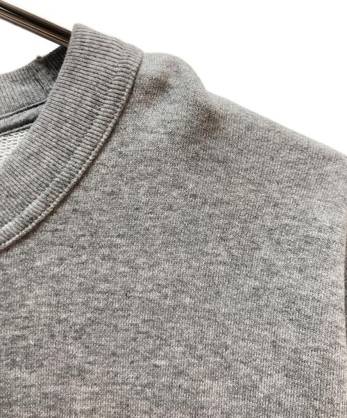 Acne studios（アクネ ストゥディオズ）Acne studios (アクネ ストゥディオズ) クルーネックフェイスロゴ スウェットシャツ グレー サイズ:XSの古着・服飾アイテム