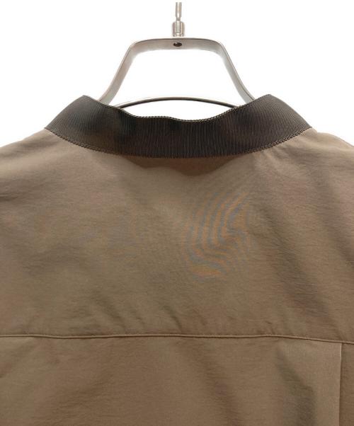 LE PHIL（ル フィル）LE PHIL (ル フィル) ラッフルスリーブブロードブラウス ブラウン サイズ:Fの古着・服飾アイテム