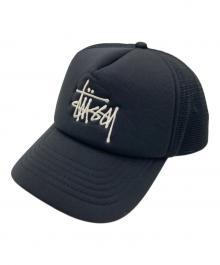 stussy（ステューシー）の古着「stussy メッシュキャップ」｜ブラック