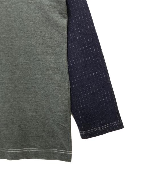 COMME des GARCONS HOMME（コムデギャルソン オム）COMME des GARCONS HOMME (コムデギャルソン オム) COMME des GARCONS HOMME 長袖カットソー グレー×ブラック サイズ:表記なしの古着・服飾アイテム