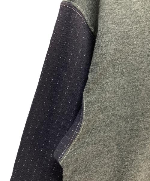 COMME des GARCONS HOMME（コムデギャルソン オム）COMME des GARCONS HOMME (コムデギャルソン オム) COMME des GARCONS HOMME 長袖カットソー グレー×ブラック サイズ:表記なしの古着・服飾アイテム