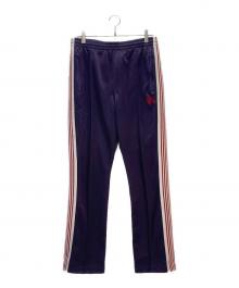 Needles（ニードルズ）の古着「Needles NARROW TRACK PANT」｜パープル×ホワイト×レッド