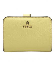 FURLA（フルラ）の古着「FURLA 二つ折り財布」｜イエロー×ピンク