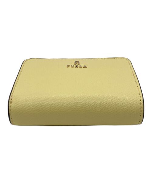 FURLA（フルラ）FURLA (フルラ) FURLA 二つ折り財布 イエロー×ピンクの古着・服飾アイテム