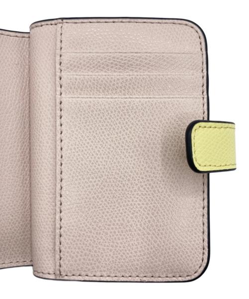 FURLA（フルラ）FURLA (フルラ) FURLA 二つ折り財布 イエロー×ピンクの古着・服飾アイテム