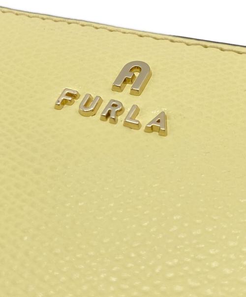 FURLA（フルラ）FURLA (フルラ) FURLA 二つ折り財布 イエロー×ピンクの古着・服飾アイテム