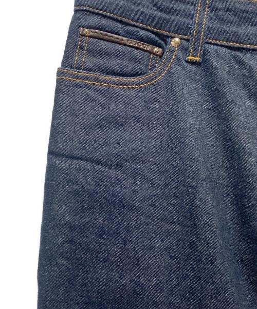 GUCCI（グッチ）GUCCI (グッチ) GUCCI デニムパンツ ネイビー サイズ:42の古着・服飾アイテム