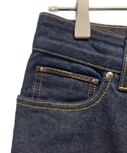 GUCCI（グッチ）GUCCI (グッチ) GUCCI デニムパンツ ネイビー サイズ:42の古着・服飾アイテム