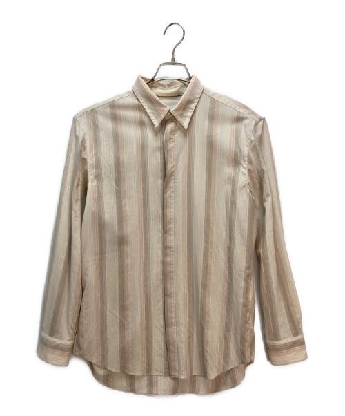 OVERCOAT（オーバーコート）OVERCOAT (オーバーコート) ストライプシャツ ベージュ サイズ:1の古着・服飾アイテム