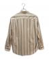 OVERCOAT (オーバーコート) ストライプシャツ ベージュ サイズ:1：8000円