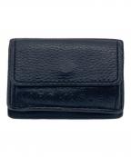 MARC JACOBSマークジェイコブス）の古着「THE TEXTURED BOX 3つ折り財布」｜ブラック