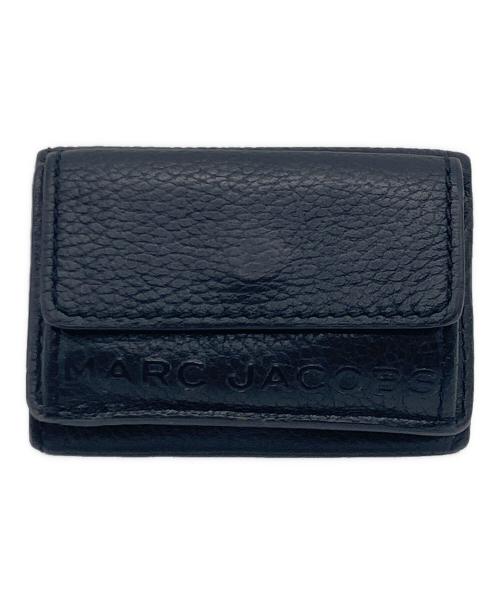 MARC JACOBS（マークジェイコブス）MARC JACOBS (マークジェイコブス) THE TEXTURED BOX 3つ折り財布 ブラックの古着・服飾アイテム