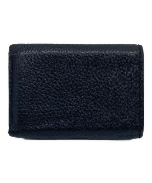 MARC JACOBS（マークジェイコブス）MARC JACOBS (マークジェイコブス) THE TEXTURED BOX 3つ折り財布 ブラックの古着・服飾アイテム