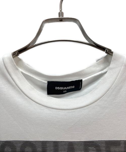DSQUARED2（ディースクエアード）DSQUARED2 (ディースクエアード) 半袖Tシャツ ホワイト サイズ:XSの古着・服飾アイテム