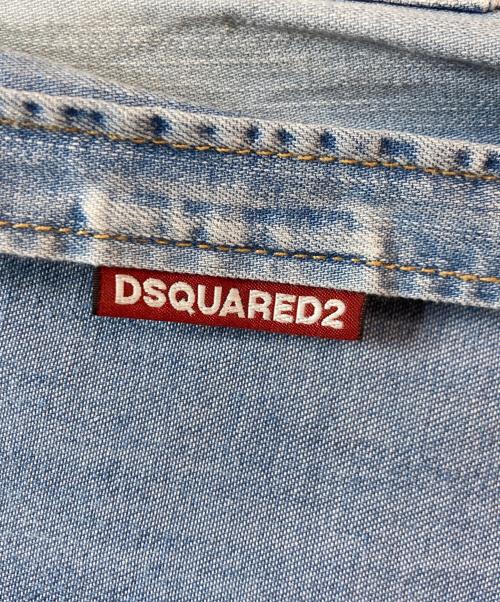 DSQUARED2（ディースクエアード）DSQUARED2 (ディースクエアード) デニムシャツ インディゴ サイズ:48の古着・服飾アイテム