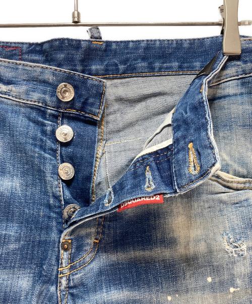 DSQUARED2（ディースクエアード）DSQUARED2 (ディースクエアード) DSQUARED2 Skater Jean インディゴ サイズ:46の古着・服飾アイテム