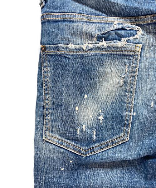 DSQUARED2（ディースクエアード）DSQUARED2 (ディースクエアード) DSQUARED2 Skater Jean インディゴ サイズ:46の古着・服飾アイテム