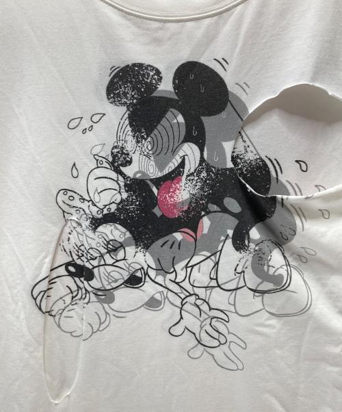 FREE ORDER WORLD（フリーワールドオーダー）FREE ORDER WORLD (フリーワールドオーダー) FVVO Mocking Micky 18 Prohibitions T-Shirt ホワイト サイズ:Lの古着・服飾アイテム