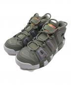 NIKEナイキ）の古着「NIKE AIR MORE UPTEMPO DARK STUCCO」｜オリーブ