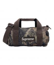 SUPREME（シュプリーム）の古着「SUPREME Mesh Mini Duffle Bag」｜ブラウン×カーキ