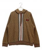 BURBERRY LONDONバーバリーロンドン）の古着「BURBERRY LONDON プルオーバーパーカー」｜ブラウン×ネイビー