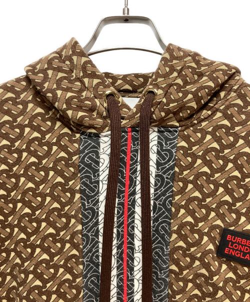BURBERRY LONDON（バーバリーロンドン）BURBERRY LONDON (バーバリーロンドン) BURBERRY LONDON プルオーバーパーカー ブラウン×ネイビー サイズ:Lの古着・服飾アイテム