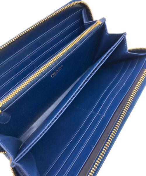 PRADA（プラダ）PRADA (プラダ) PRADA サフィアーノ 長財布 ネイビーの古着・服飾アイテム