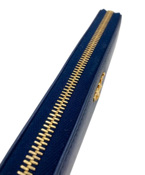 PRADA（プラダ）PRADA (プラダ) PRADA サフィアーノ 長財布 ネイビーの古着・服飾アイテム