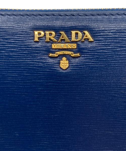 PRADA（プラダ）PRADA (プラダ) PRADA サフィアーノ 長財布 ネイビーの古着・服飾アイテム