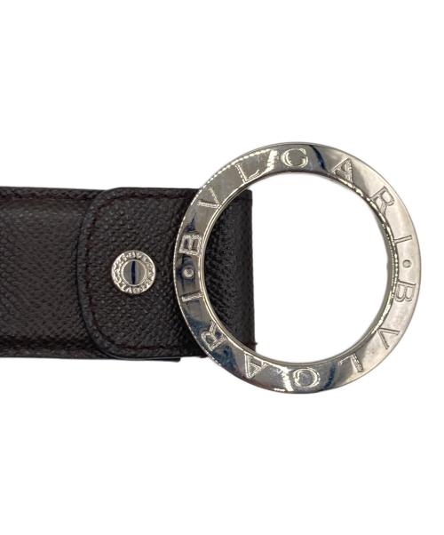 BVLGARI（ブルガリ）BVLGARI (ブルガリ) BVLGARI レザーベルト ブラウンの古着・服飾アイテム