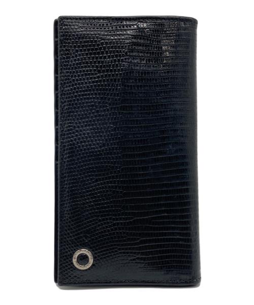 BVLGARI（ブルガリ）BVLGARI (ブルガリ) BVLGARI 長財布 ブラックの古着・服飾アイテム